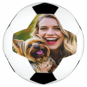 Bola De Futebol Adicionar Foto de Yorkshire Terrier Personalizar