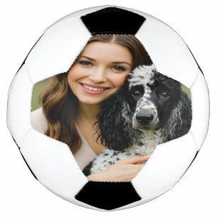 Bola De Futebol Adicionar Foto do Poddle Personalizar Customizar