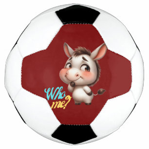 Bola De Futebol Adorável Donkey para o Natal de 2024 - Presente pe