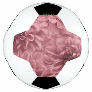 Bola De Futebol Agrupamento de Flores de Dahlia Lilás Claro