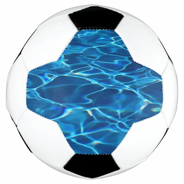 Bola De Futebol Água Piscina Azul Escura (Frente)