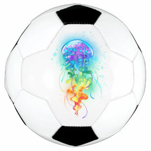 Bola De Futebol Águas-vivas do arco-íris