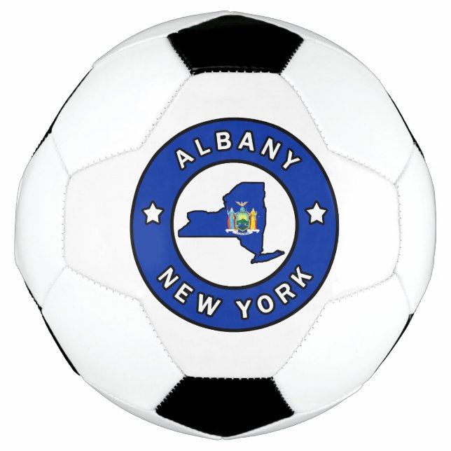Bola De Futebol Albany New York (Frente)