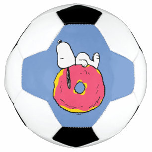 Bola De Futebol Amendoins   Rosquinha rosa esnoopia