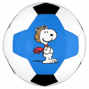Bola De Futebol Amendoins   Snoopy O Áce Voador
