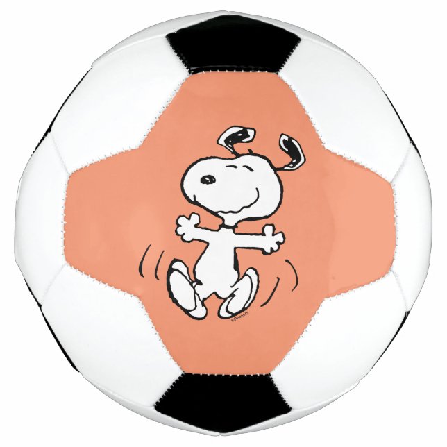 Bola De Futebol Amendoins | Uma dança feliz snoopy (Frente)