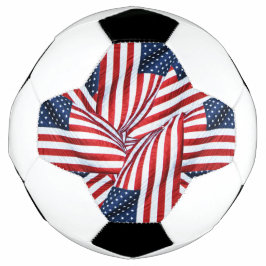 Bola De Futebol American Flag 2412