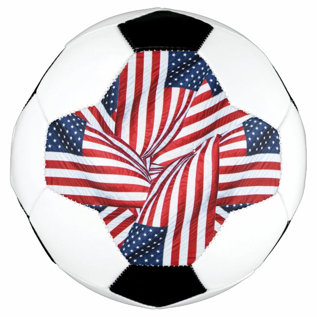 Bola De Futebol American Flag 2412 (Frente)