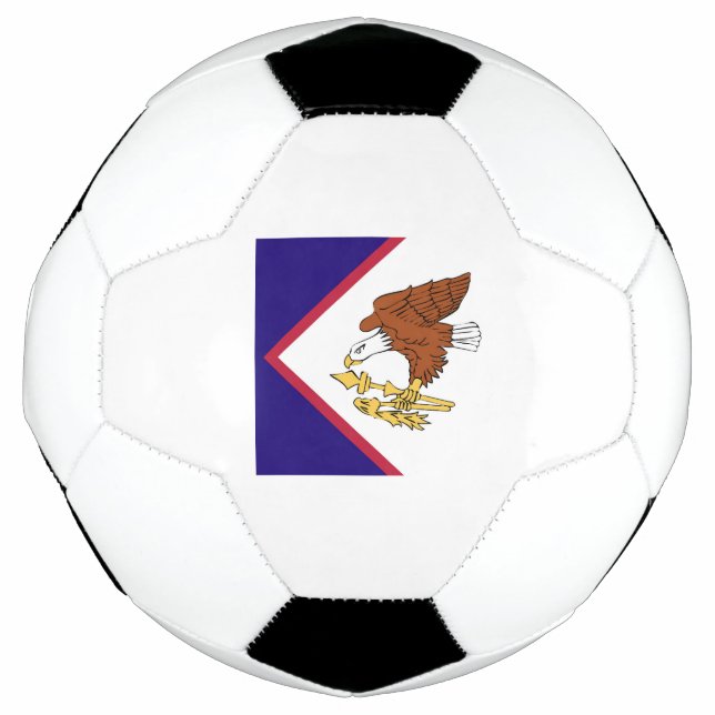 Bola De Futebol American Samoa Flag Emblem (Frente)