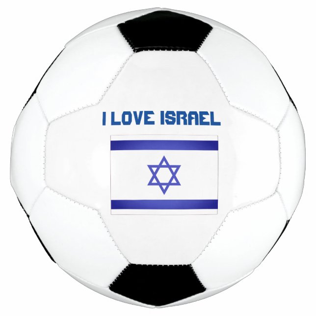 Bola De Futebol Amo Israel (Frente)