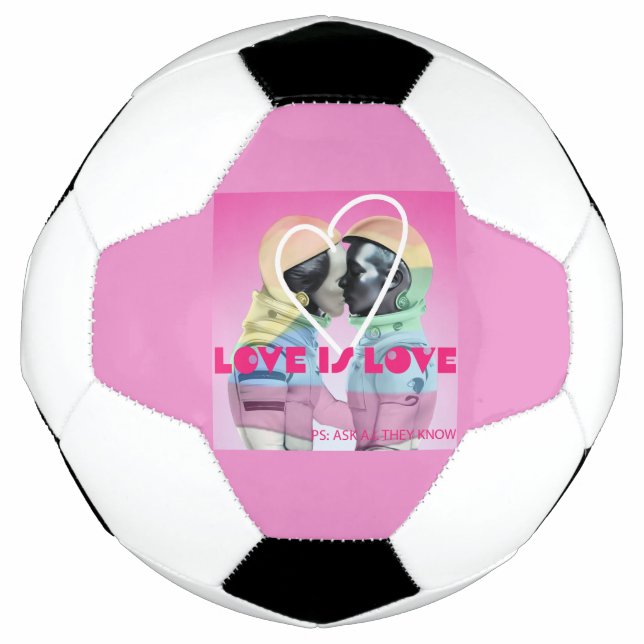 Bola De Futebol Amor é Amor. (Frente)