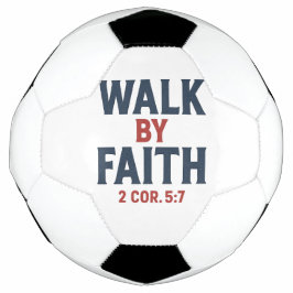 Bola De Futebol Andar pela Fé 2 Cor 5:7 