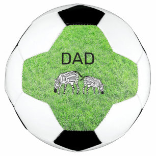 Bola De Futebol Animais, Zebras Queniana Feliz e Bonita