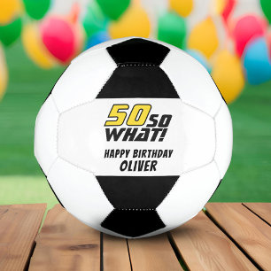 Bola De Futebol Aniversário de 50 anos Citação engraçada 50 e daí