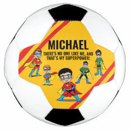 BOLA DE FUTEBOL ANTI-STRESS KIDS HERO SUPERHERO POWER TEAM