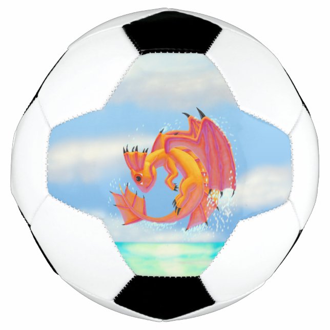 Bola De Futebol Aqua Dragon (Frente)