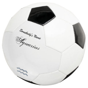 Bola De Futebol Aquarius Zodiac - Símbolo Elemento de K. Yoncich