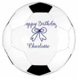 Bola De Futebol Arco Azul CUTIE ADICIONAR NOME BABY feliz aniversá
