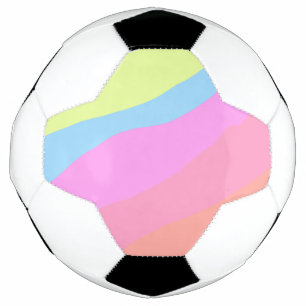 Bola De Futebol Arco-íris multicolorido rosa roxo mês do orgulho f