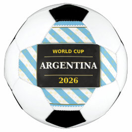 Bola De Futebol Argentina Football Fan Flag Colors Stripe Pattern 