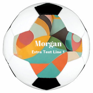 Bola De Futebol Arte Moderna de Meados do Século, Nome e Linha de