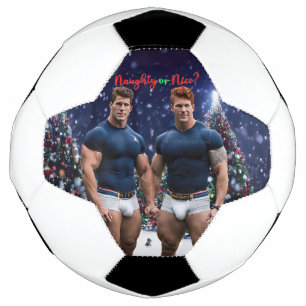 Bola De Futebol As árvores de Natal brilhantes de SlipperyJoe dois