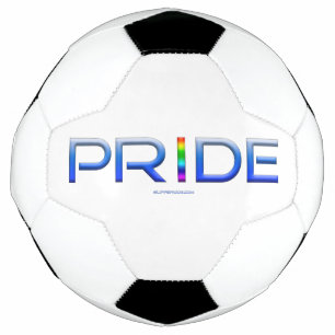 Bola De Futebol As letras metálicas da palavra orgulho de Slippery