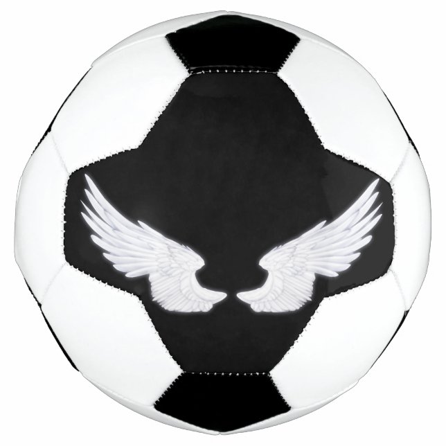 Bola De Futebol Asas Anjos Brancos (Frente)