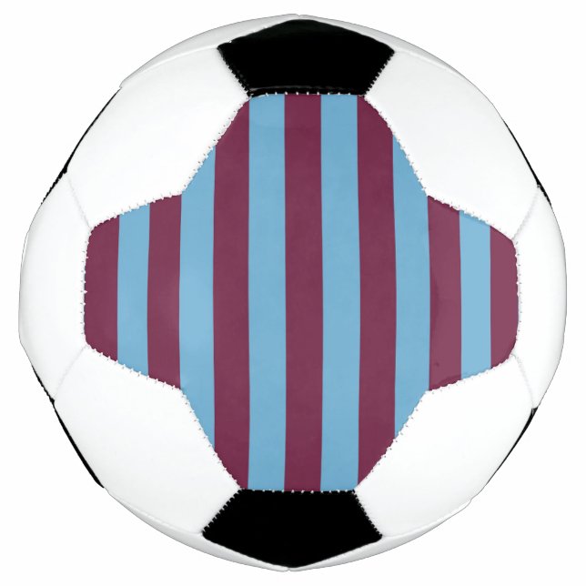 Bola De Futebol Aston Villa stripes clube de futebol (Frente)