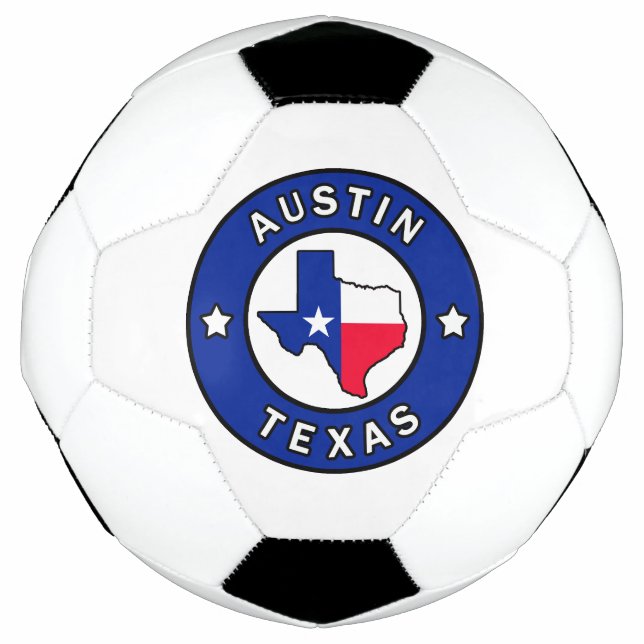 Bola De Futebol Austin Texas (Frente)