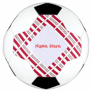 Bola De Futebol Áustria Sinalizador Austríaco Vermelho Marcado Per