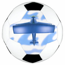 Bola De Futebol Avião azul