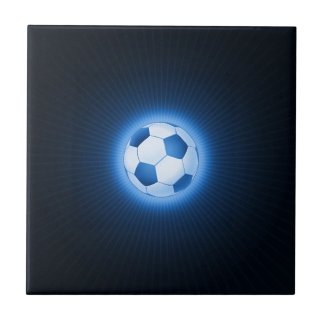 Bola de futebol azul (futebol) (Frente)