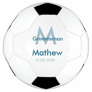 Bola De Futebol azul marinho padrinho nome letra data masculino po