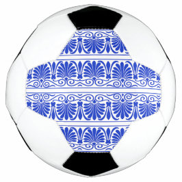 Bola De Futebol Azul-padrão árabe mediterrânico grego