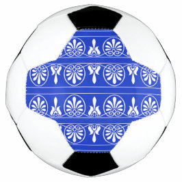 Bola De Futebol Azul-padrão mediterrânico grego árabe
