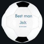 Bola De Futebol Bachelorette para adicionar nome do padrinho de ca<br><div class="desc">design</div>