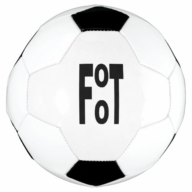 Bola De Futebol Ballon foot  Design FOOT (Frente)