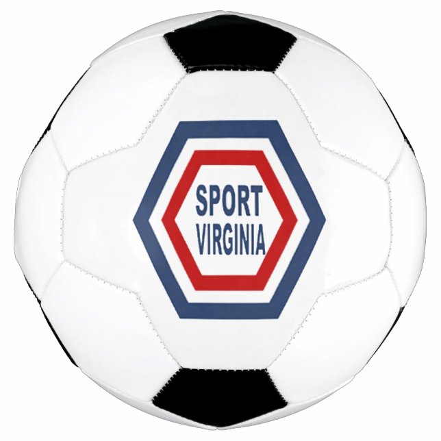 Bola De Futebol Ballon Foot Design SPORT VIRGINIA (Frente)