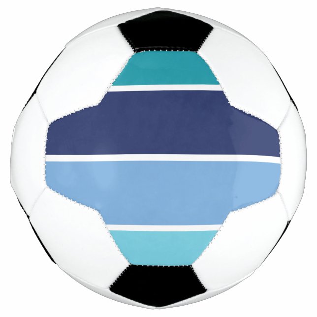 Bola De Futebol Bandas Azuis (Frente)
