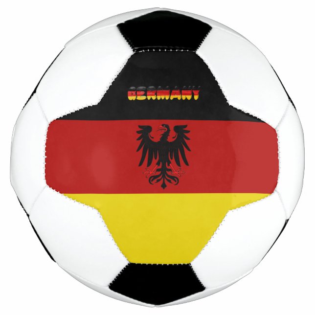 Bola De Futebol bandeira alemã (Frente)