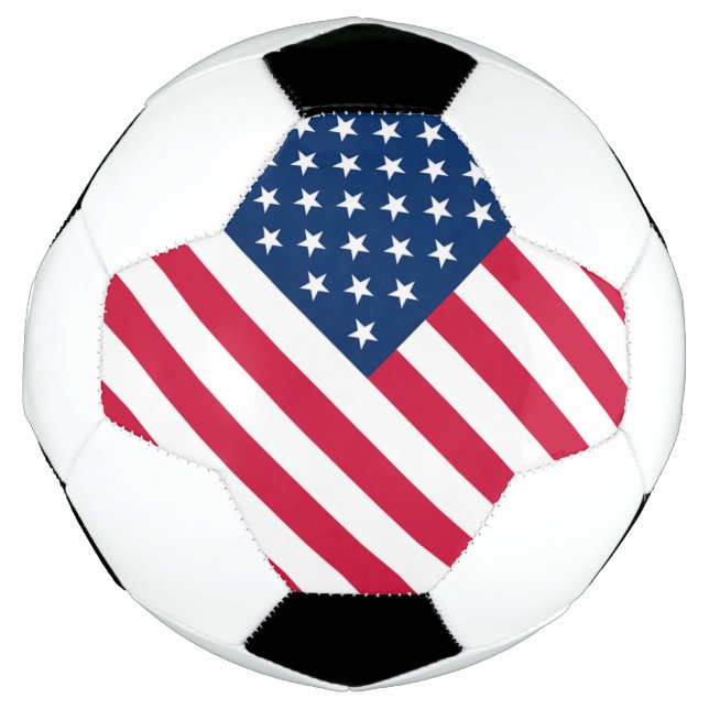 Bola De Futebol Bandeira Americana Patriótica (Frente)