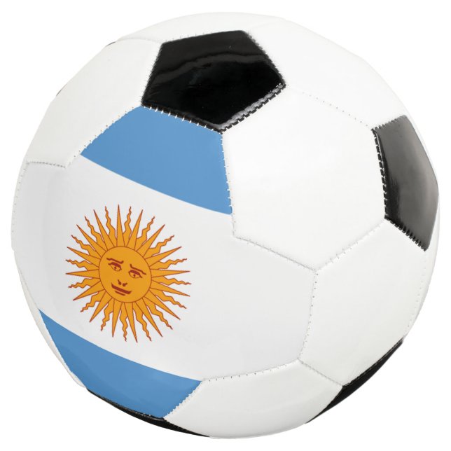 Bola De Futebol Bandeira Argentina (Três quartos)