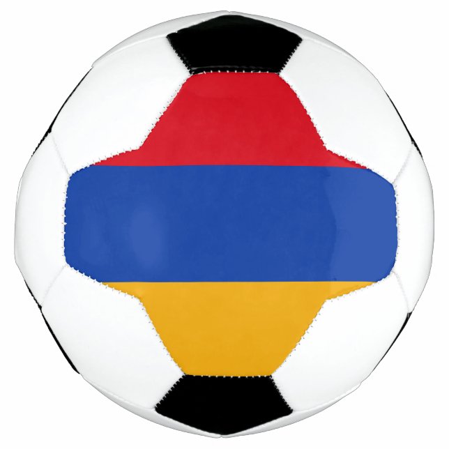 Bola De Futebol Bandeira Armênio Patriótica (Frente)