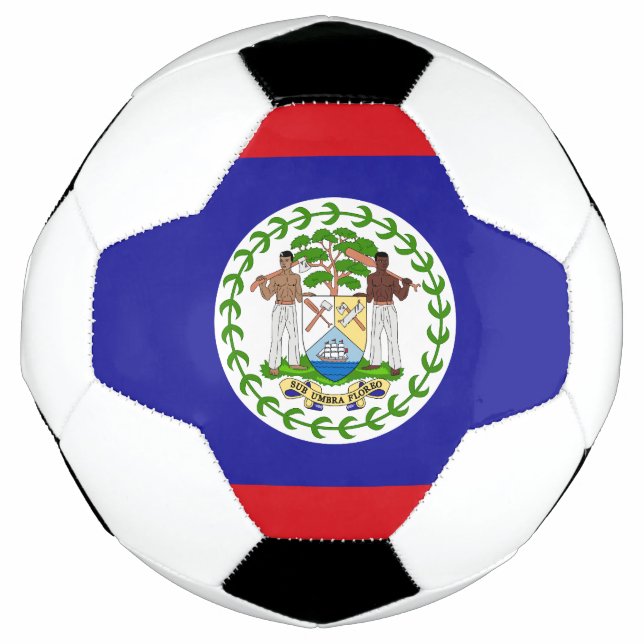 Bola De Futebol Bandeira Belizenha (Frente)
