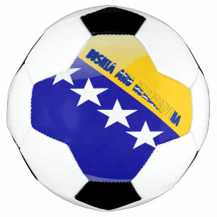 Bola De Futebol bandeira bósnio