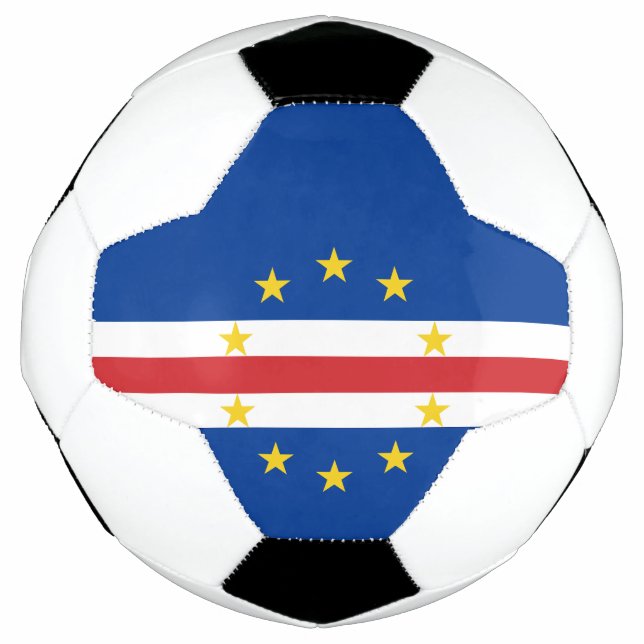 Bola De Futebol Bandeira Cabo Verde (Frente)