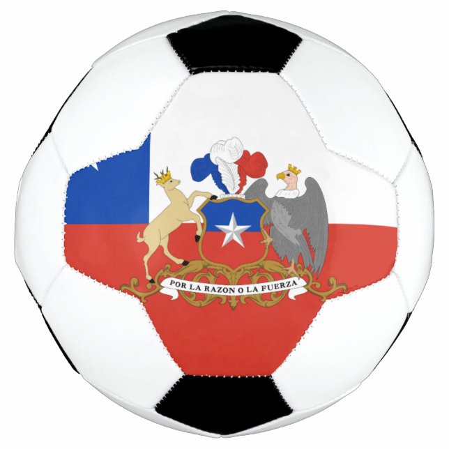 Bola De Futebol bandeira chilena (Frente)