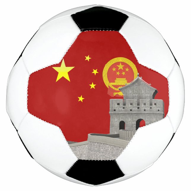 Bola De Futebol bandeira chinesa (Frente)