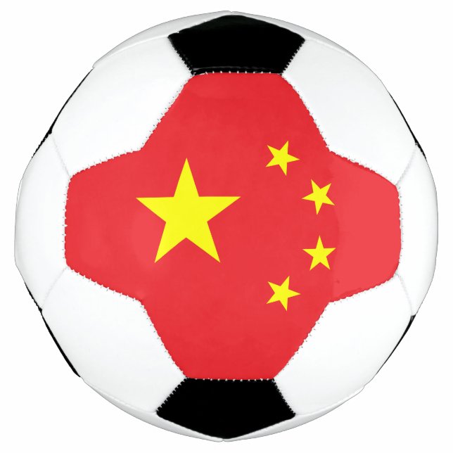 Bola De Futebol Bandeira Chinesa (Frente)